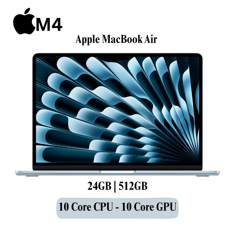 MacBook Air 13 inch M4 Chip 24GB 512GB