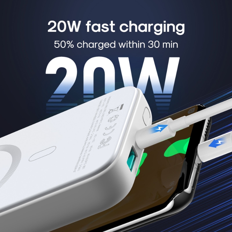 JoyRoom JR-W020 20W Mini Magnetic Wireless Power Bank